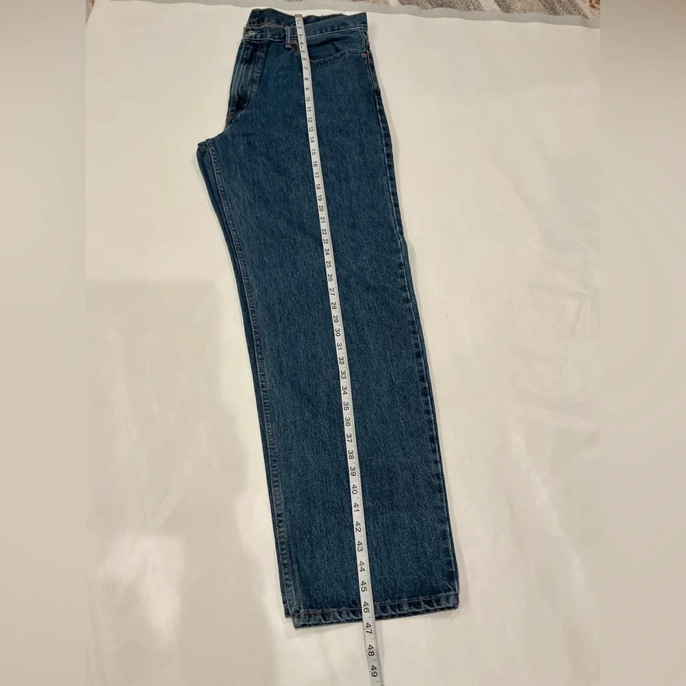 Levi's Strauss 550 Relaxed Fit Jeans High Waist Straight Leg Size 38 x 34  New